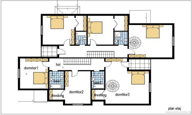 Plan-mansarda-casa-duplex-din-lemn-chei