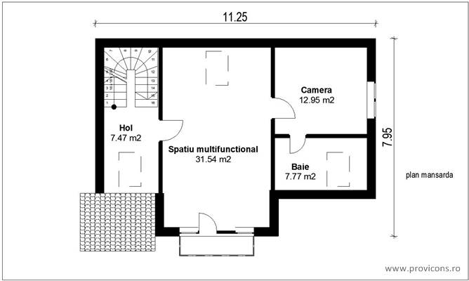Plan-mansarda-proiect-casa-din-lemn-brasov-dominique