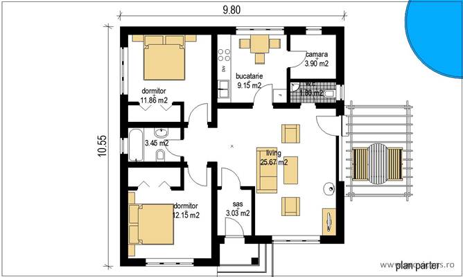 Plan-parter-casa-ieftina-berceni-dino4