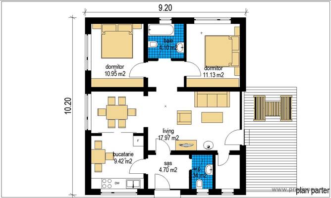 Plan-parter-casa-ieftina-corbeanca-arseni