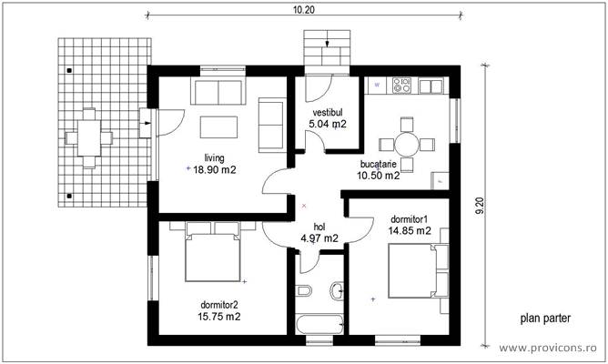 Plan-parter-casa-ieftina-pipera-dariana