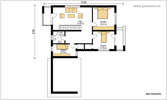 Plan-mansarda-fatada-casa-mica-horia3