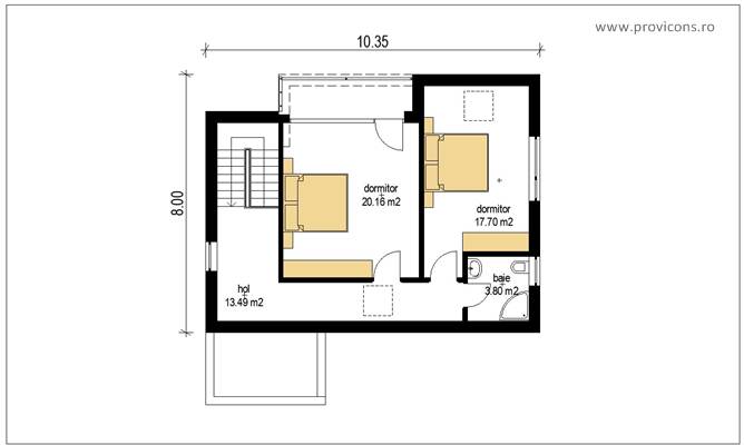 Plan-mansarda-proiect-casa-mica-cluj-oscar2