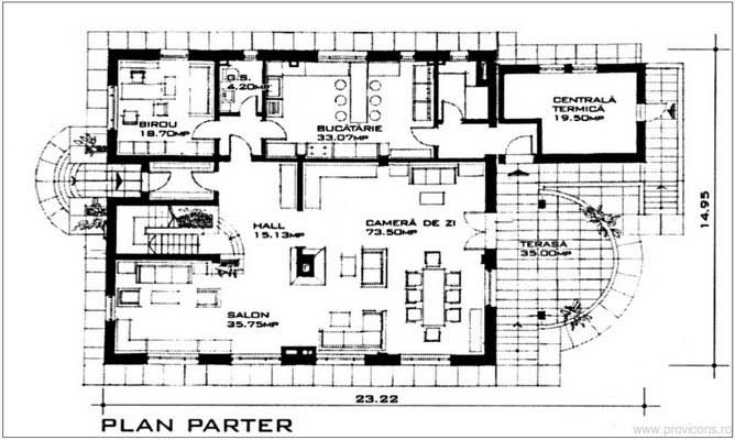 Plan-parter-proiect-casa-vila-moderna-julia