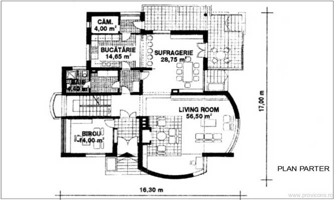 Plan-parter-proiect-casa-vila-moderna-larisa