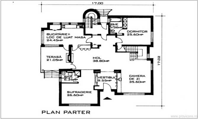 Plan-parter-proiect-casa-vila-moderna-lazar