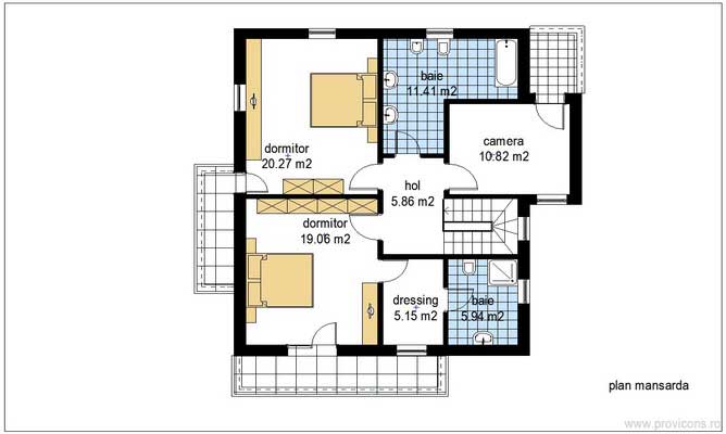 Plan-mansarda-casa-din-caramida-olivia