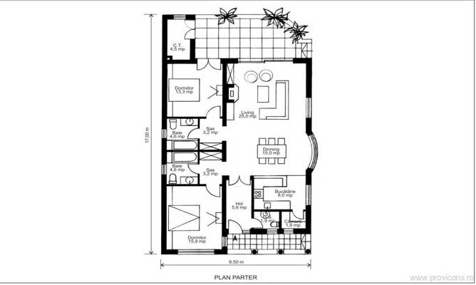 Plan-parter-casa-romaneasca-liviu