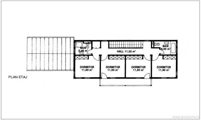 Plan-etaj-casa-romaneasca-manole