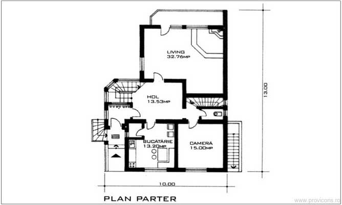 Plan-parter-casa-romaneasca-vasile