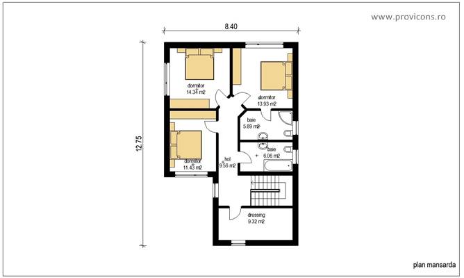 Plan-mansarda-casa-vila-proiect-aaron2