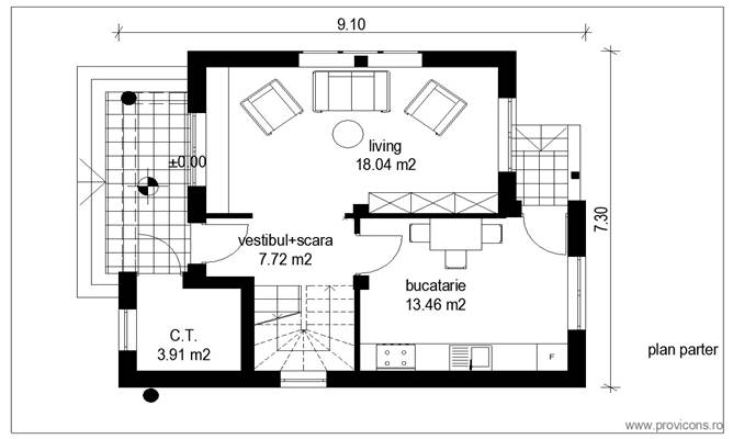 Plan-parter-casa-din-lemn-cu-mansarda-celine