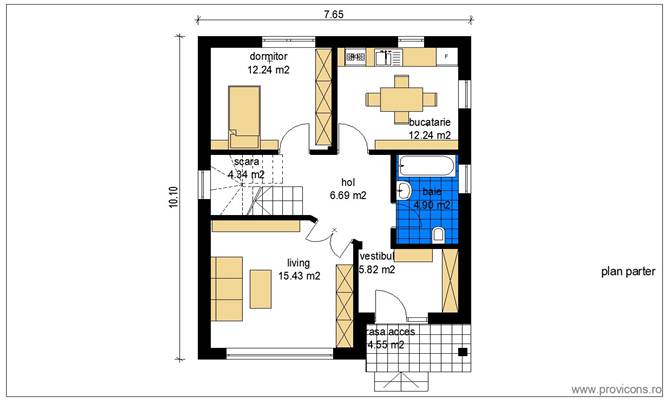 Plan-parter-casa-moderna-cu-mansarda-minodora