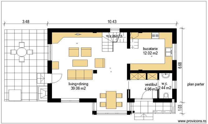Plan-parter-proiect-casa-cu-mansarda-cu-3-dormitoare-fayre3