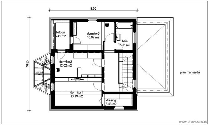 Plan-mansarda-proiect-de-casa-mica-cu-mansarda-si-ieftina-horvat3