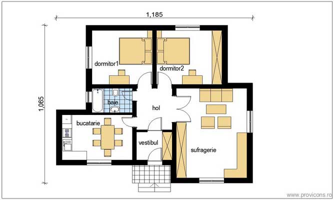 Plan-parter-casa-parter-deosebita-confortabila